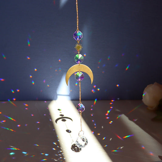 South Crescent Moon Sun Catcher